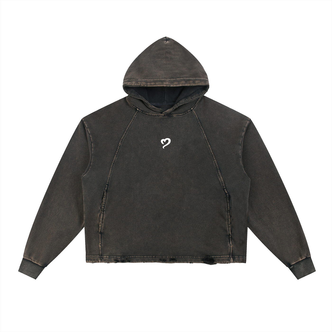 Washed Black Hoodie