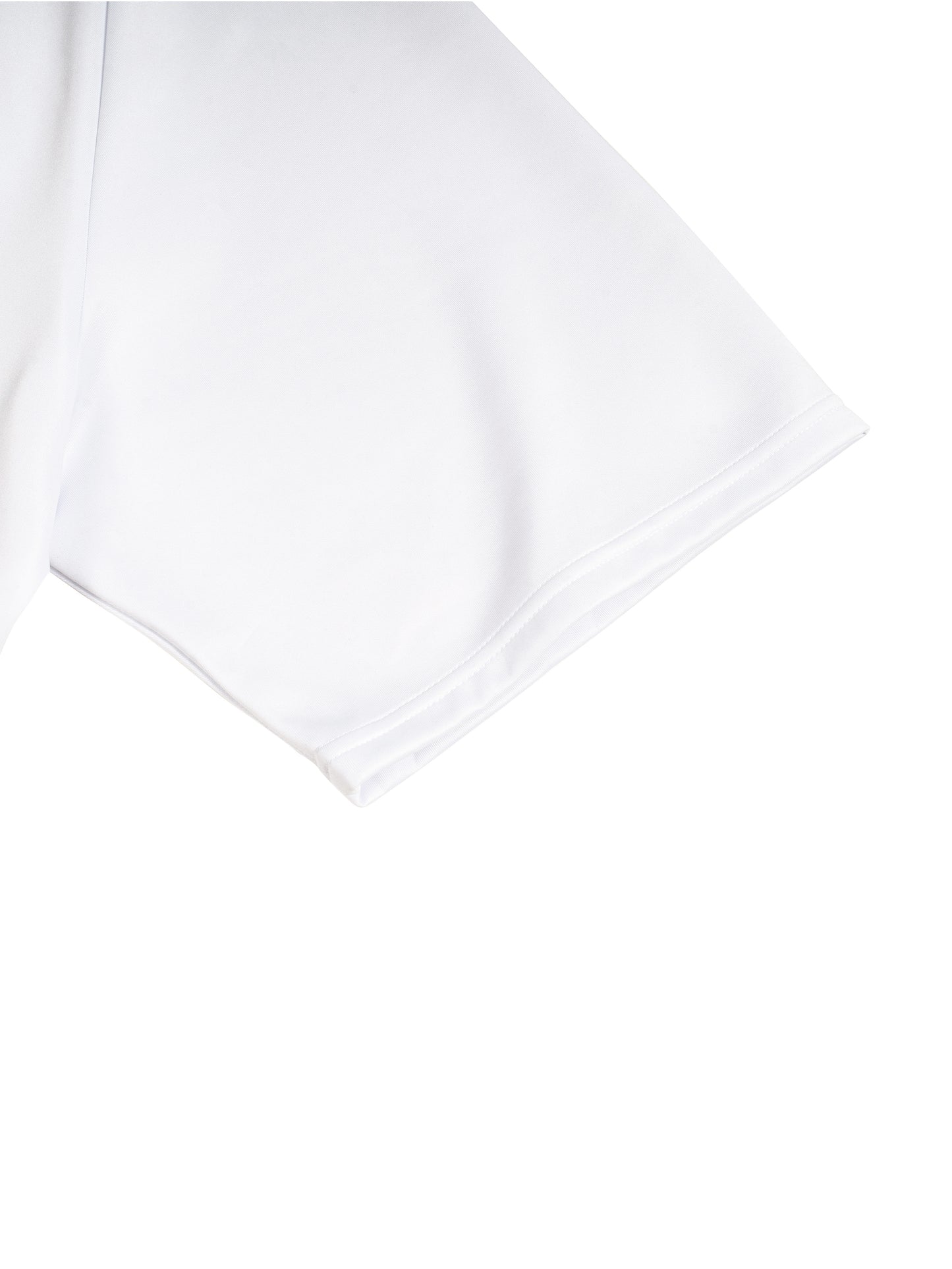 White Contrast Collar Tee