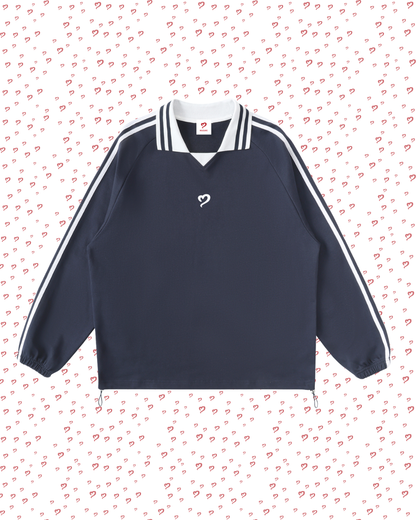 Royal Blue Contrast Pullover