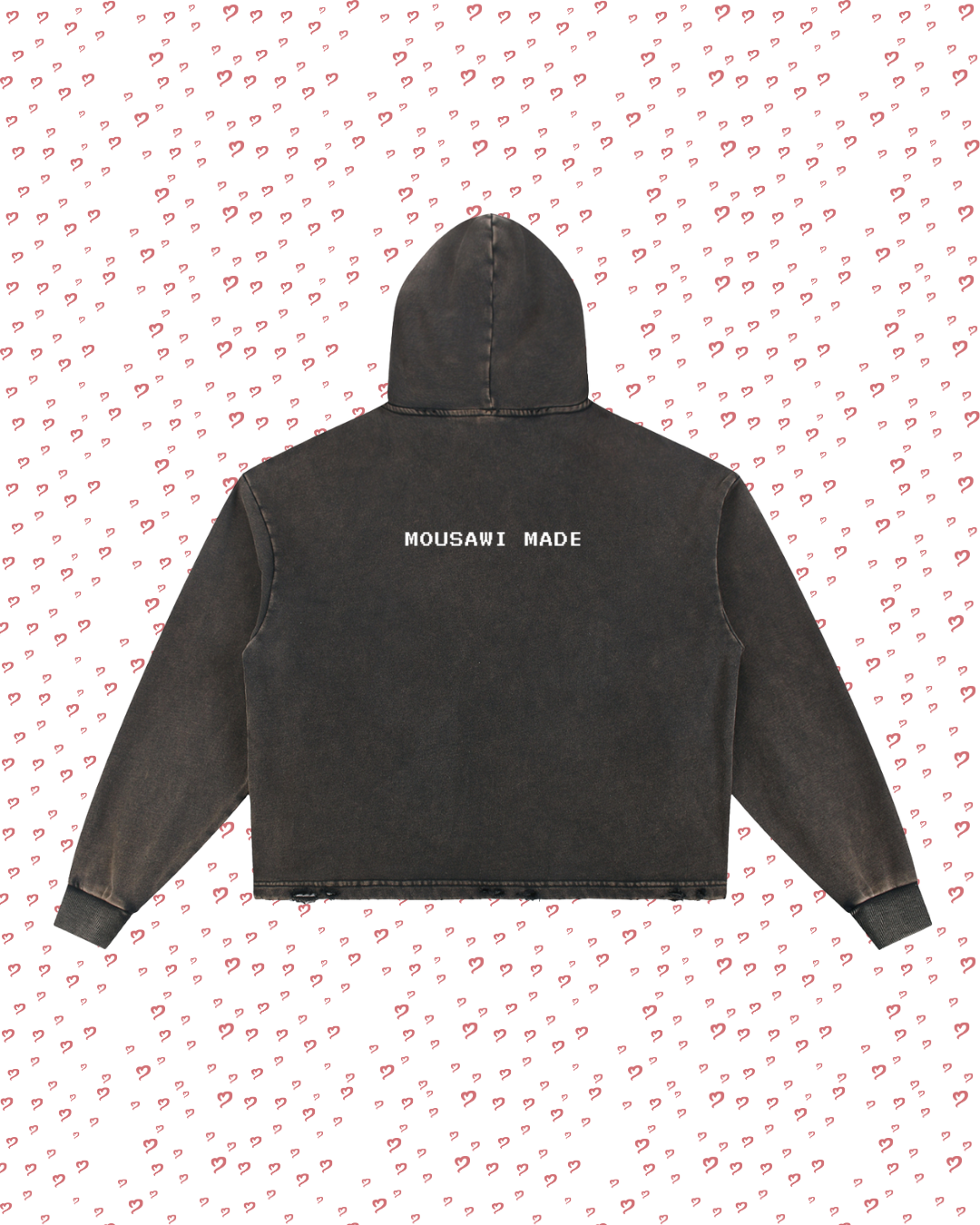 Washed Black Hoodie