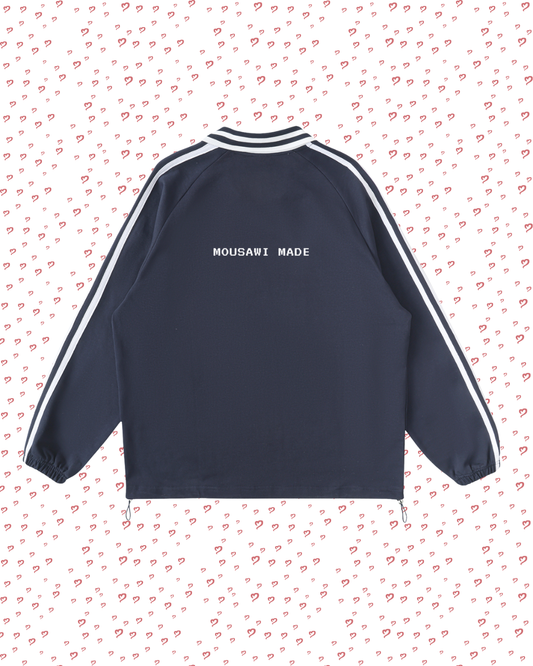 Royal Blue Contrast Pullover