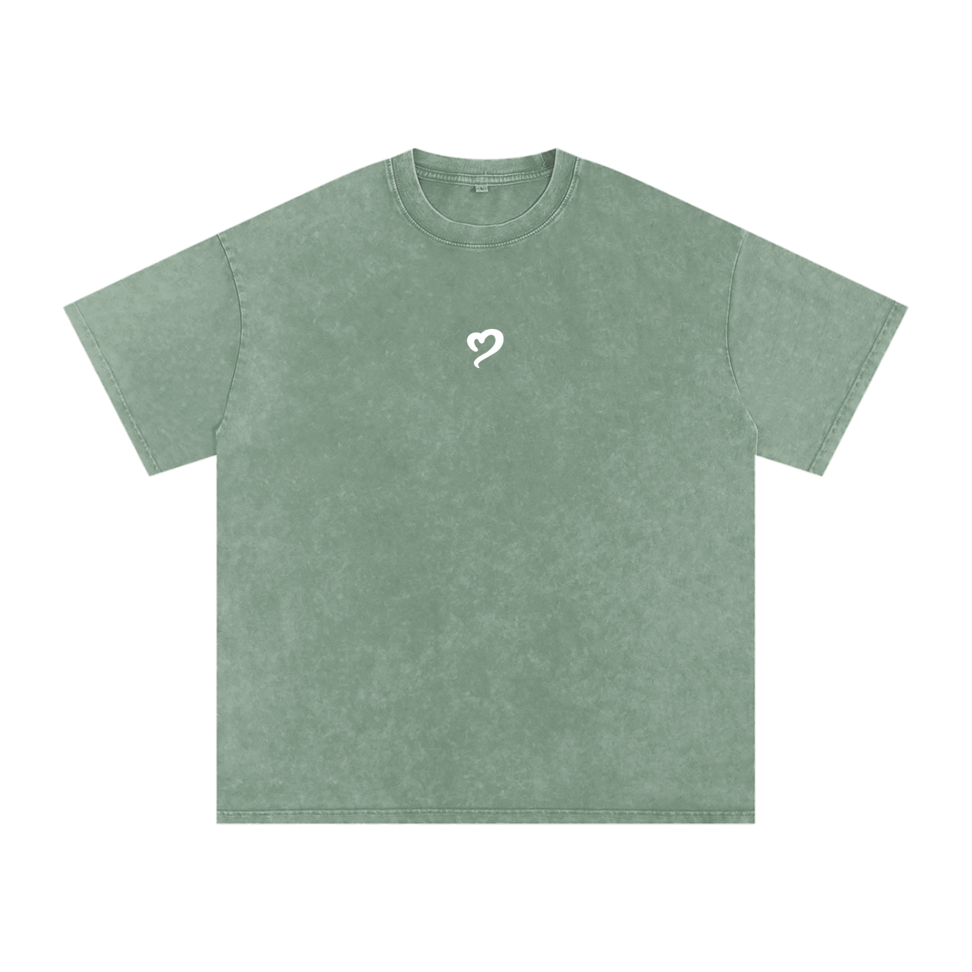 Washed Green Oversized Tee