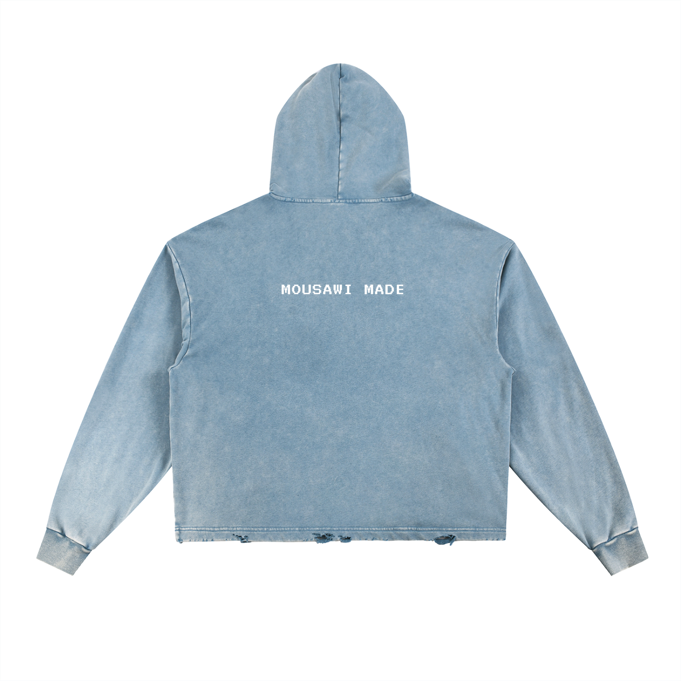 Washed Blue Hoodie