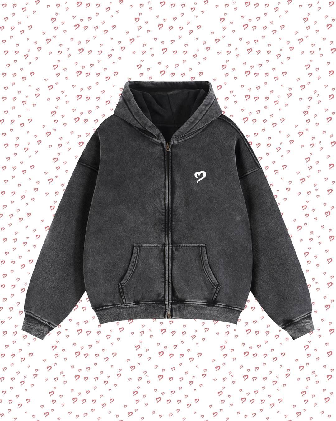 Black Zip Hoodie