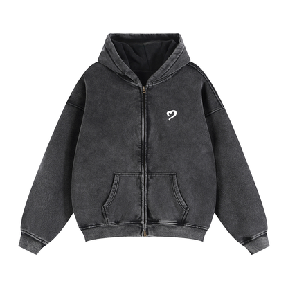 Black Zip Hoodie