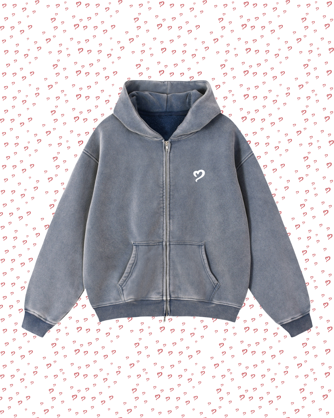Royal Blue Zip Hoodie