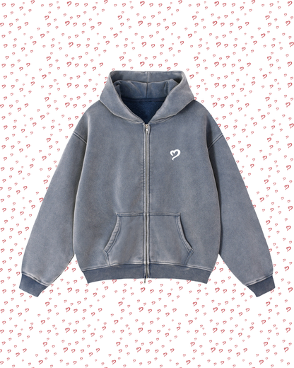 Royal Blue Zip Hoodie