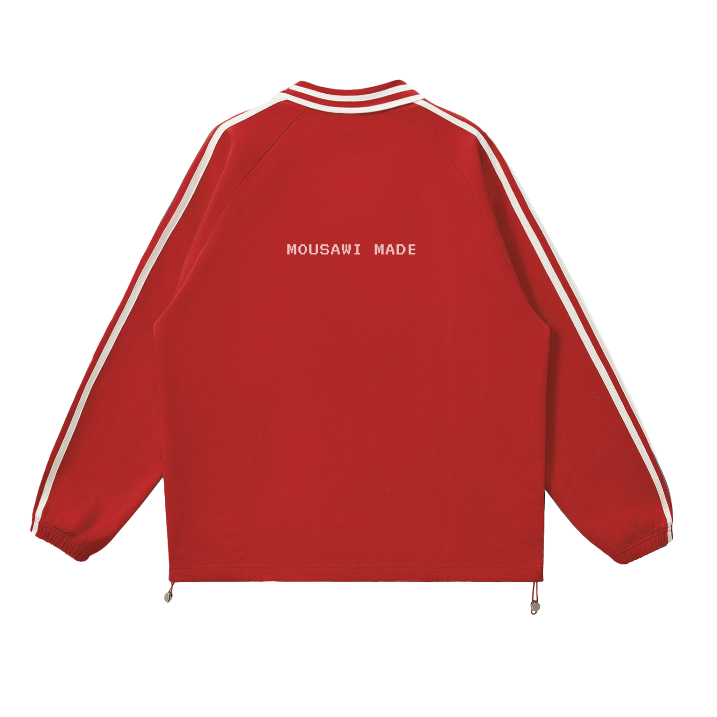 Royal Red Contrast Pullover