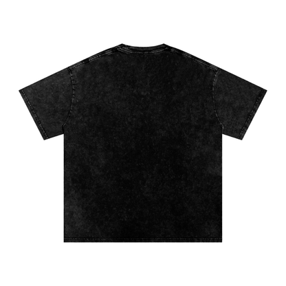 Washed Black Oversized Tee