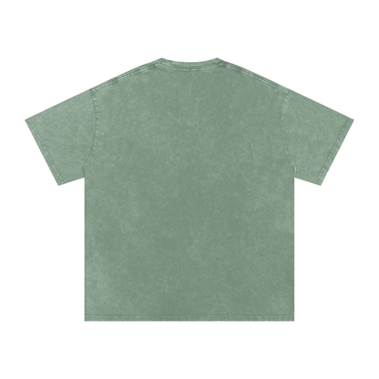 Washed Green Oversized Tee