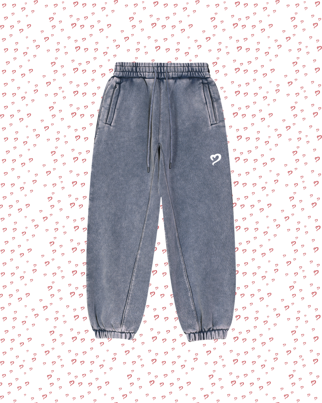 Washed Royal Blue Sweatpants