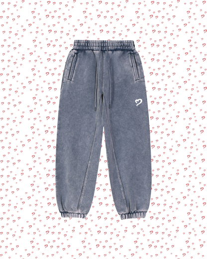 Washed Royal Blue Sweatpants
