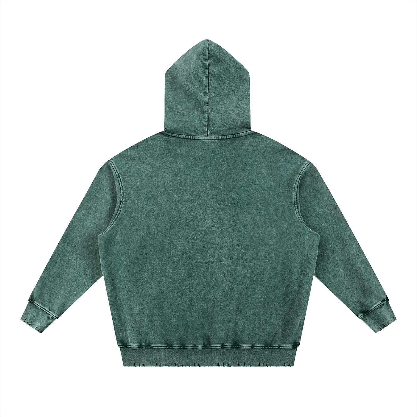 Snow Wash Green Hoodie