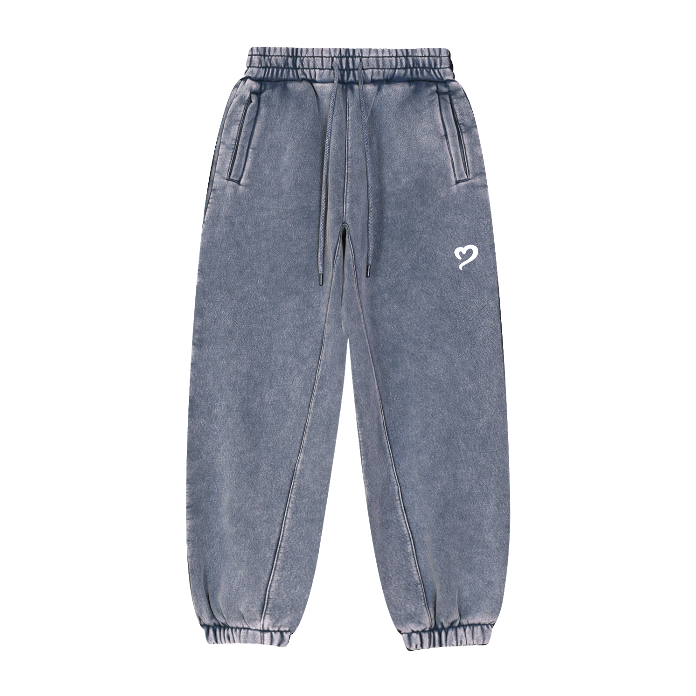 Washed Royal Blue Sweatpants