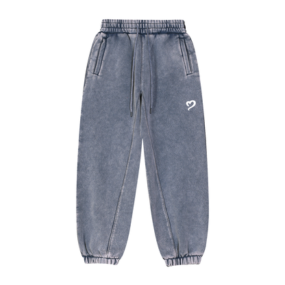 Washed Royal Blue Sweatpants