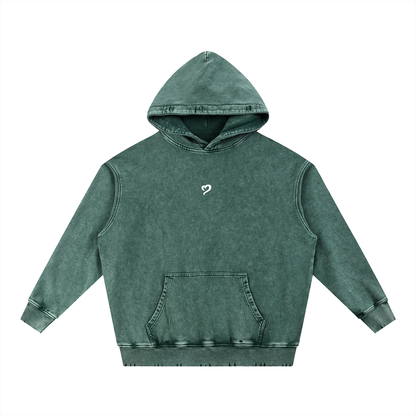Snow Wash Green Hoodie