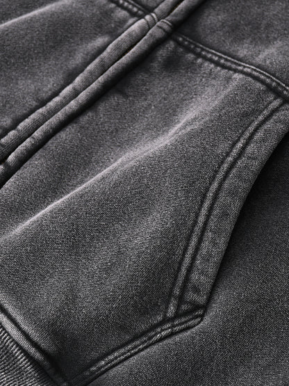 Black Zip Hoodie