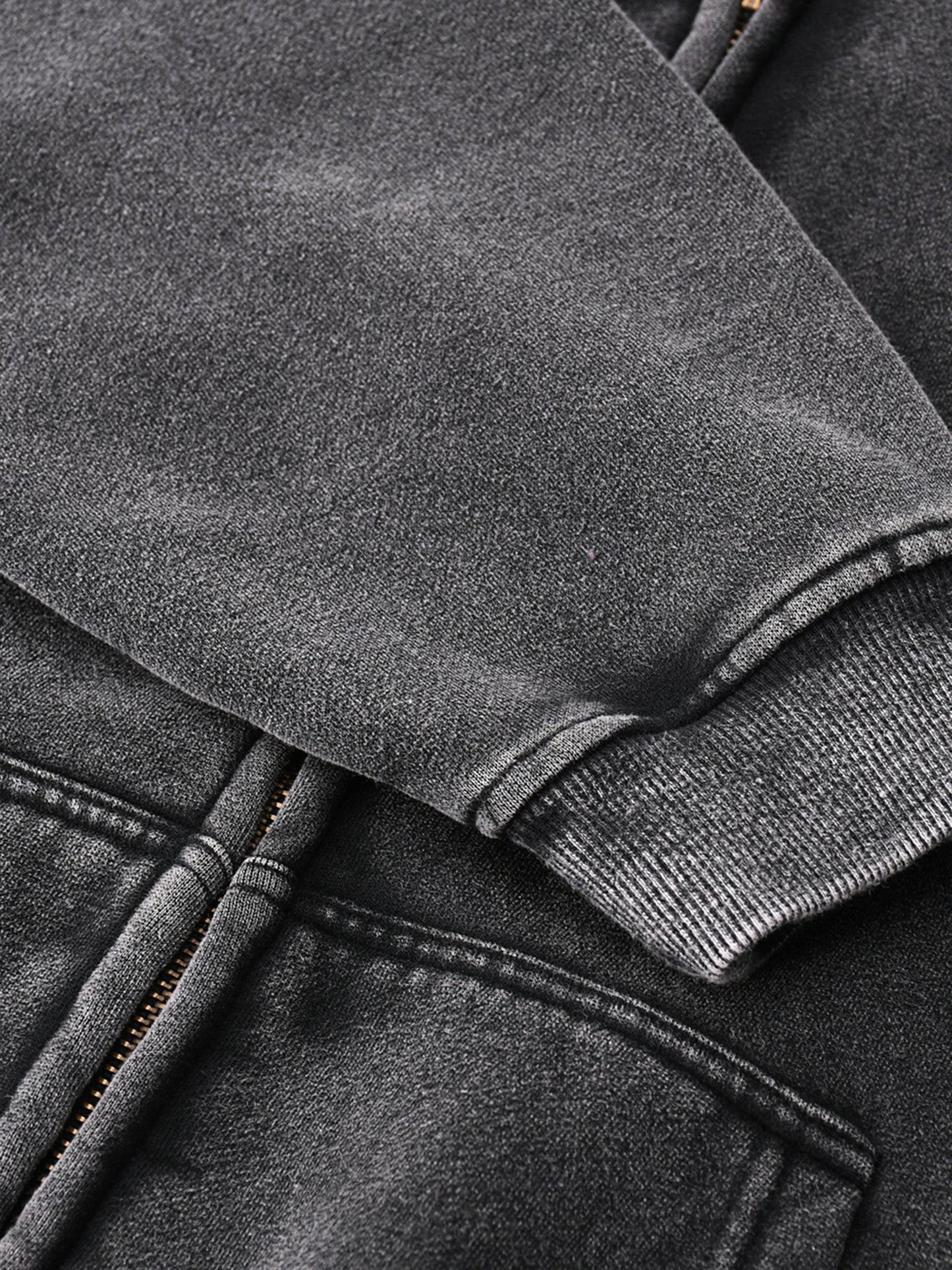 Black Zip Hoodie