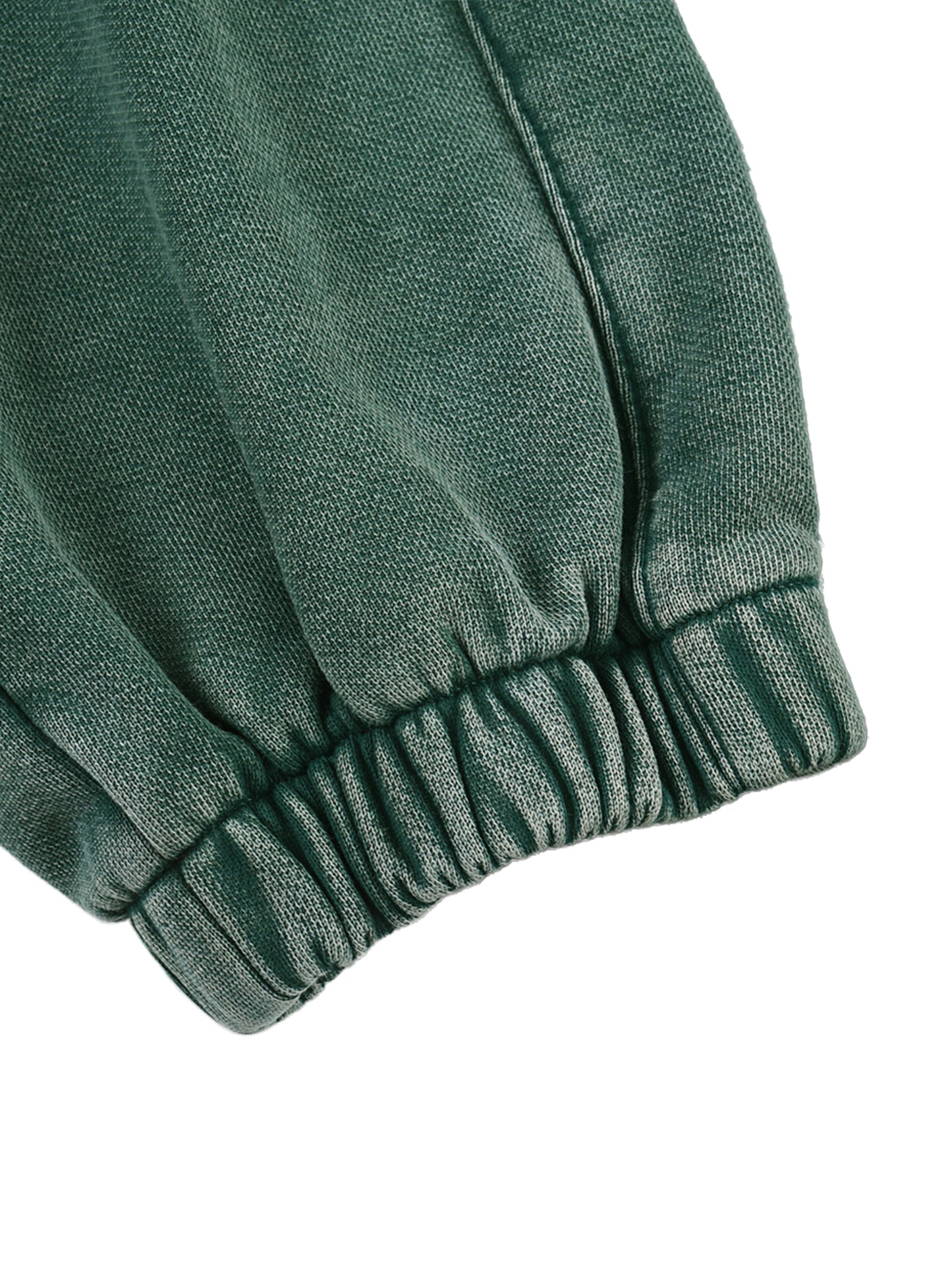 Snow Washed Green Sweatpants
