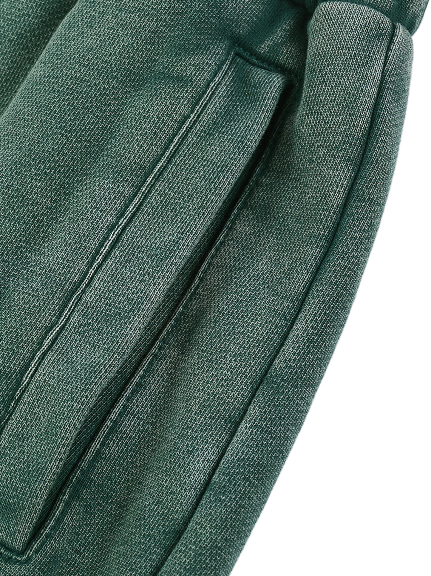 Snow Washed Green Sweatpants