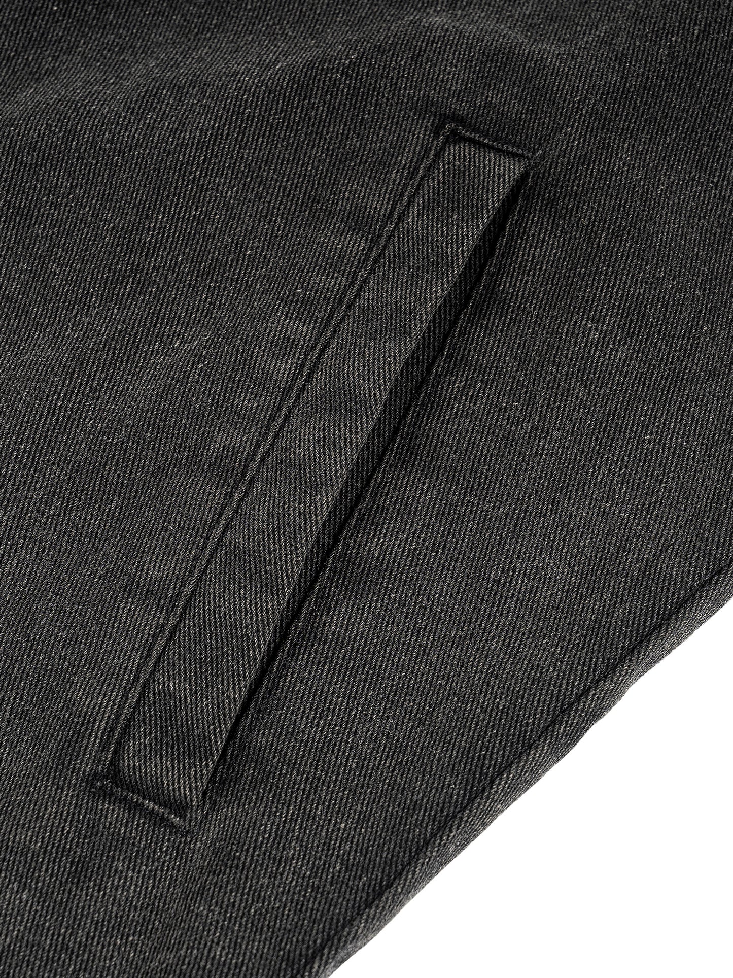 Washed Black Denim Jacket