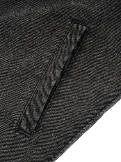 Washed Black Denim Jacket