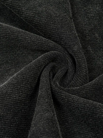 Washed Black Drawstring Pants