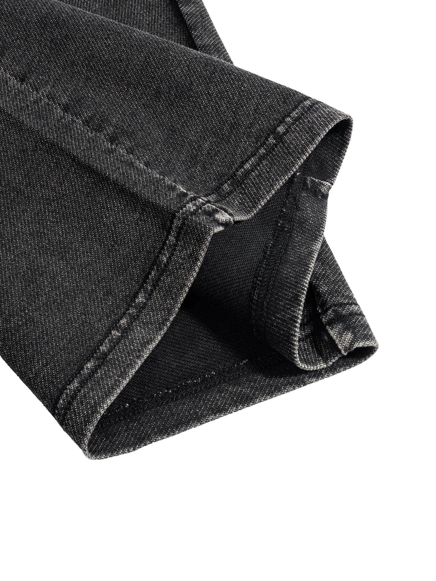 Washed Black Drawstring Pants