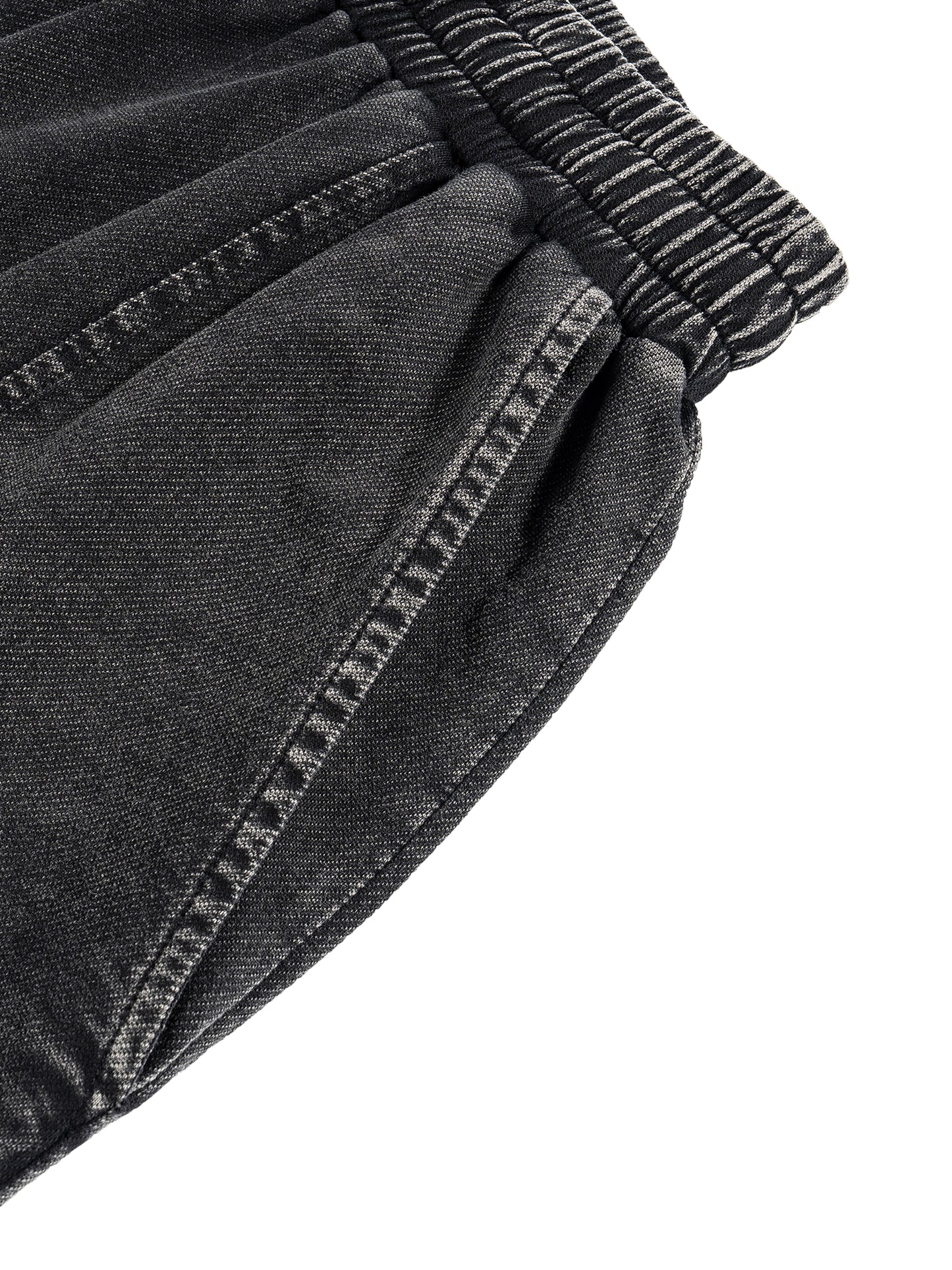 Washed Black Drawstring Pants